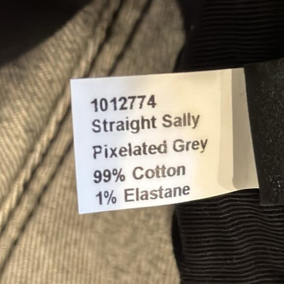 Nudie Jeans Women's Straight Sally Jean Pixelated Grey Size 34 - Picture 11 of 11